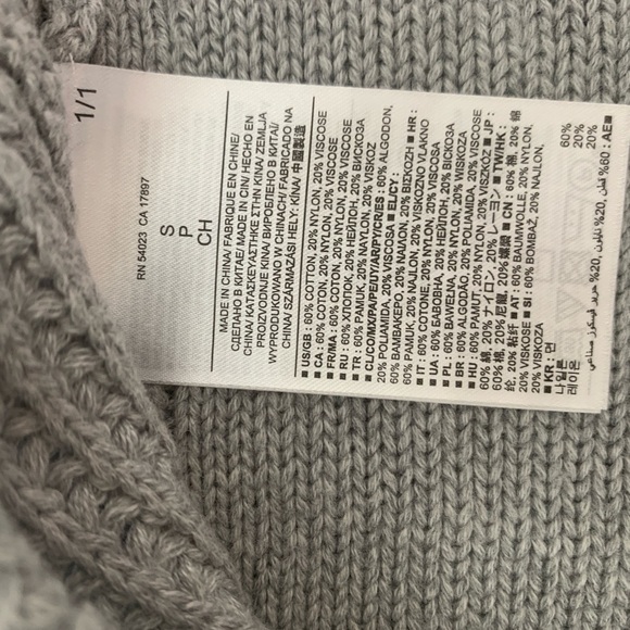 Banana Republic Gray Sleeveless Textured Cotton Blend Sweater Tank Size S - Picture 11 of 11